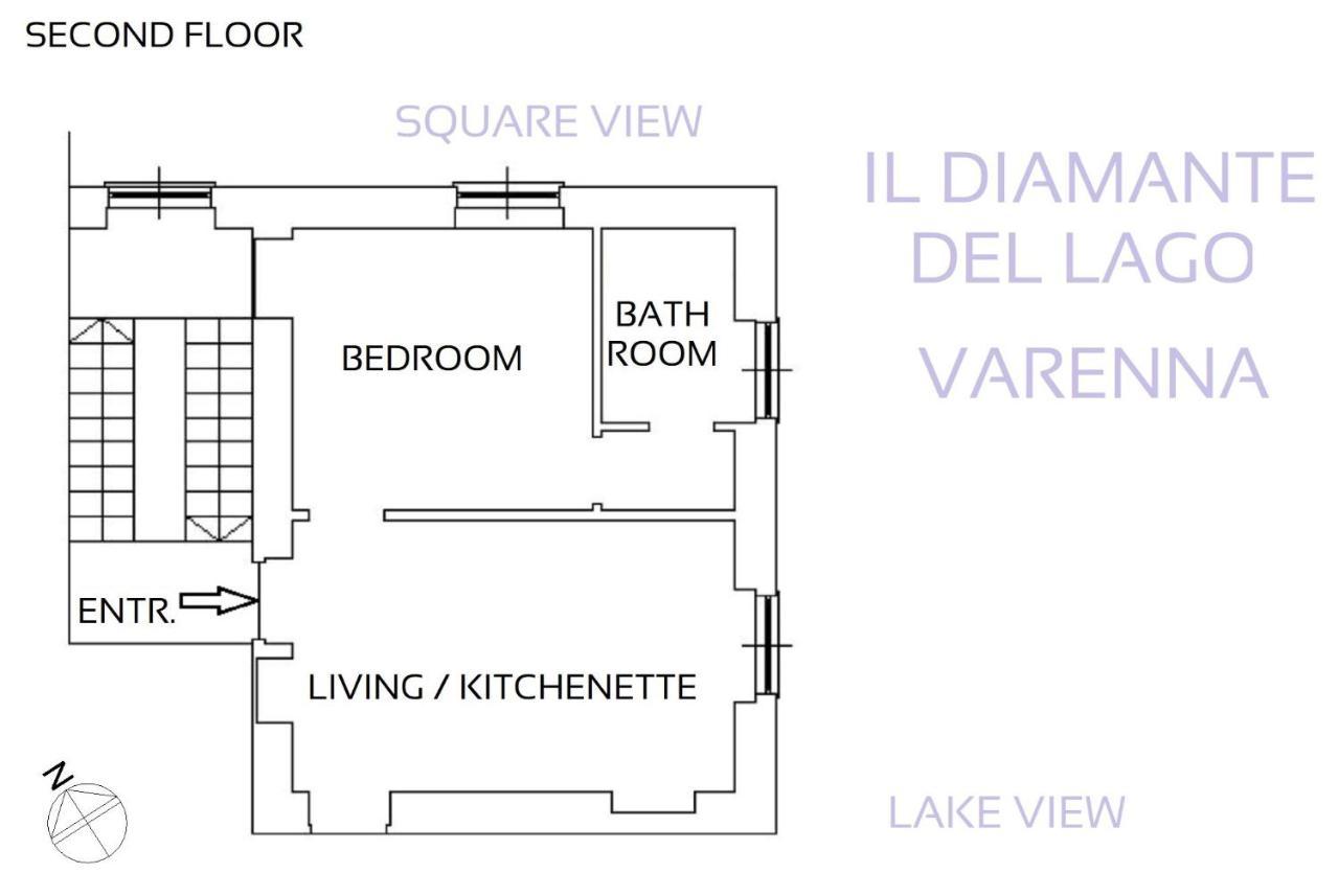 Ferienwohnung Il Diamante Del Lago Varenna Exterior foto